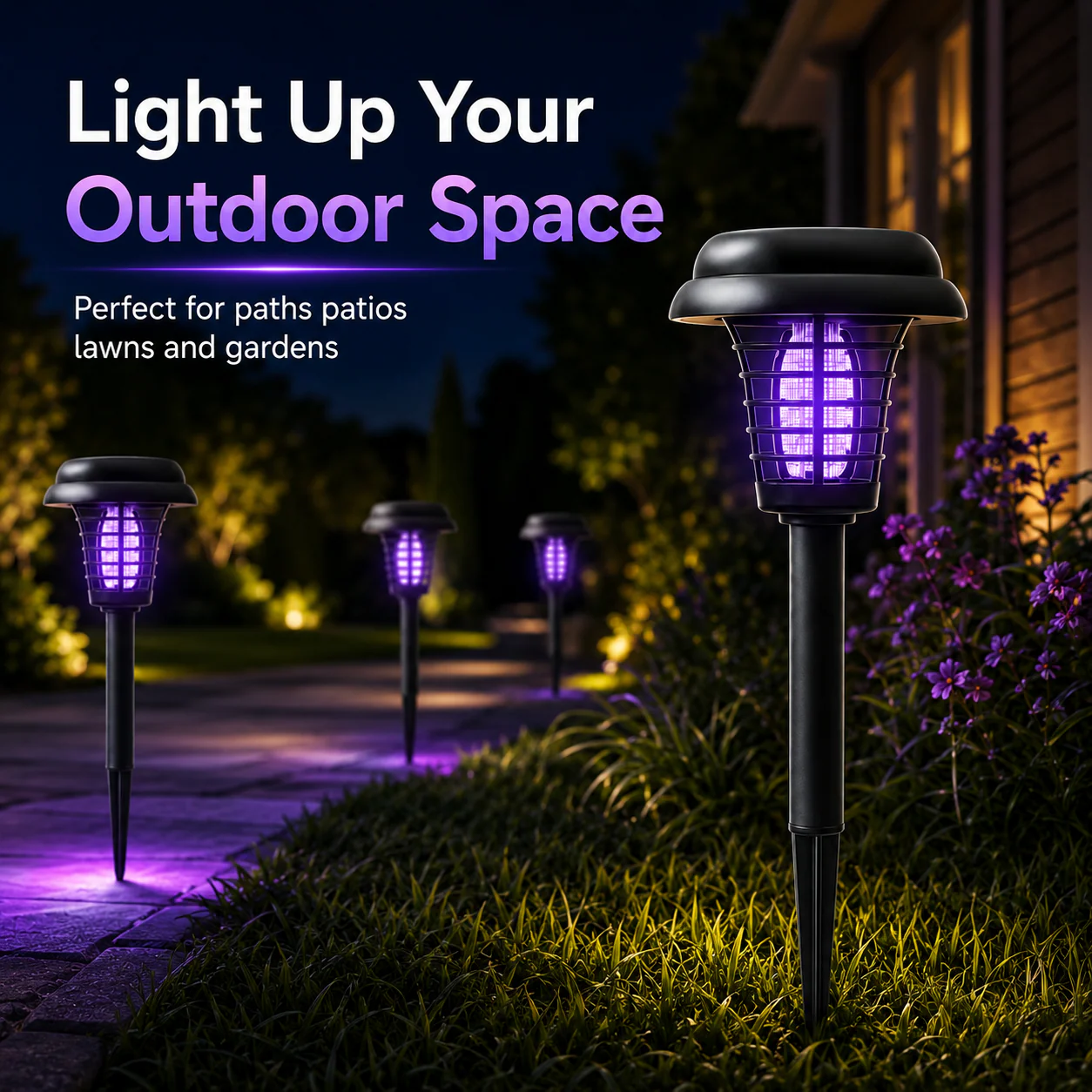 Swismile Solar Mosquito Zapper Light