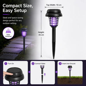 Swismile Solar Mosquito Zapper Light
