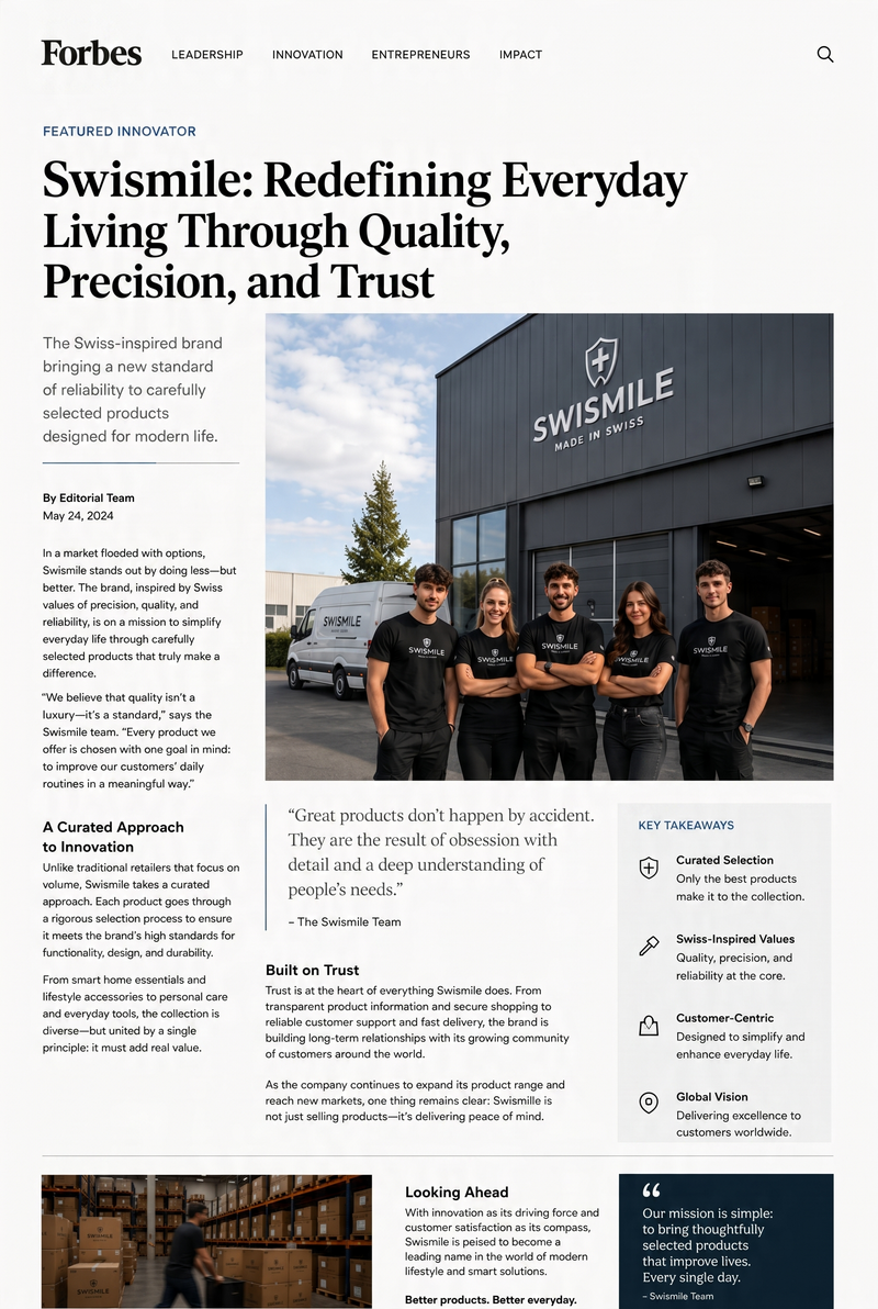 Swismile Editorial Team